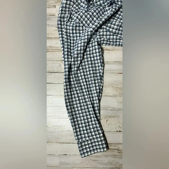 Cabelas Outdoor Gear Long sleeve Button Up Shirt 3XLT Blue Checked - Picture 10 of 13